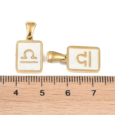 Constellations Natural White Shell Pendants STAS-M338-01J-G-1