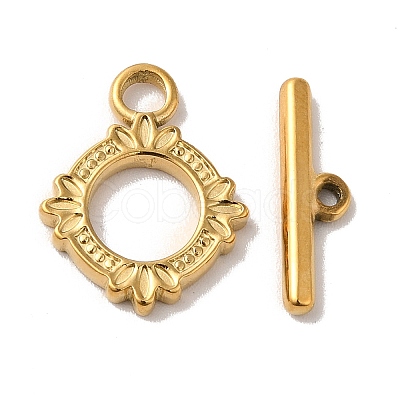 Ion Plating(IP) 304 Stainless Steel Toggle Clasps STAS-H212-17G-1
