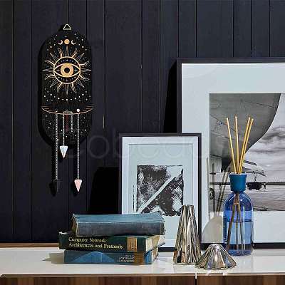 1 Set Hanging Wooden Display Shelf DIY-CP0008-65C-1