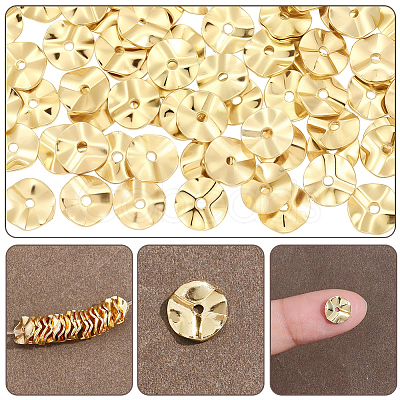 90Pcs Brass Beads KK-BBC0025-87C-1