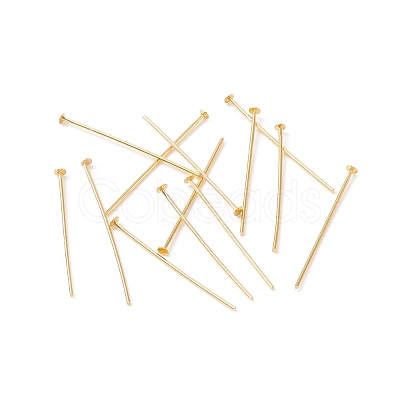 Brass Flat Head Pins KK-WH0058-03B-G01-1