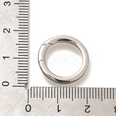 Brass Spring Gate Rings KK-L225-012P-1