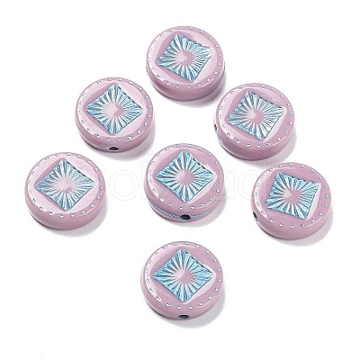 Opaque Acrylic Beads OACR-G016-07H-1