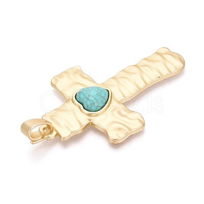 Alloy Pave Resin Big Pendants X-PALLOY-N179-72MG-1