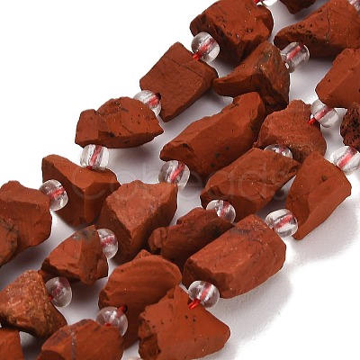 Natural Red Jasper Beads Strands GG-CBA0B77-A22-02-1
