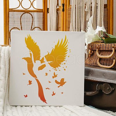 Large Plastic Reusable Drawing Painting Stencils Templates DIY-WH0202-143-1