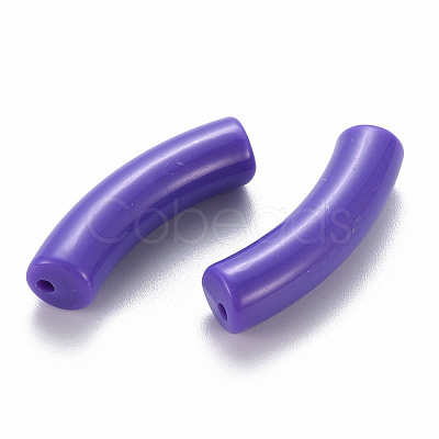 Opaque Acrylic Beads MACR-S372-002B-S017-1