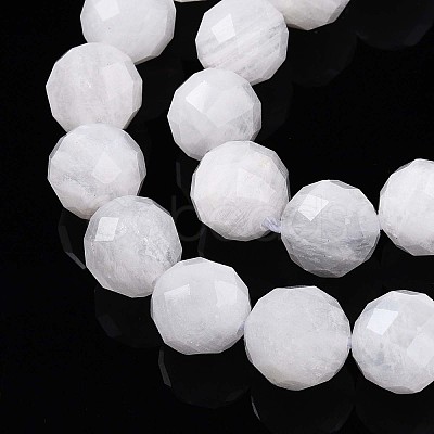 Natural Rainbow Moonstone Beads Strands G-S345-10mm-36-1