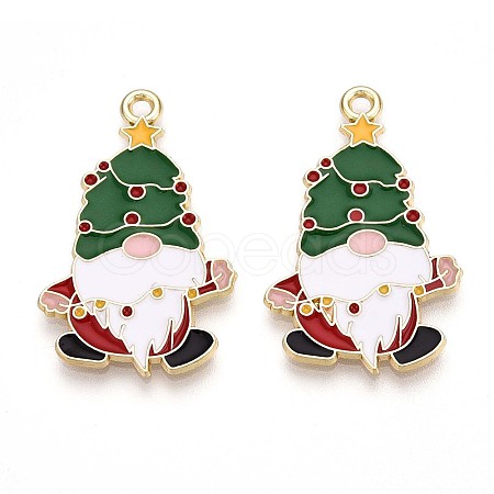 Alloy Enamel Pendants ENAM-T022-01E-1