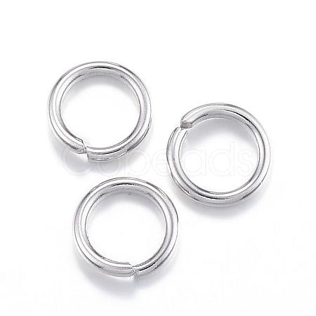 Tarnish Resistant 304 Stainless Steel Open Jump Rings STAS-E113-14P-1