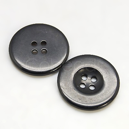 Resin Buttons RESI-D033-11mm-02-1