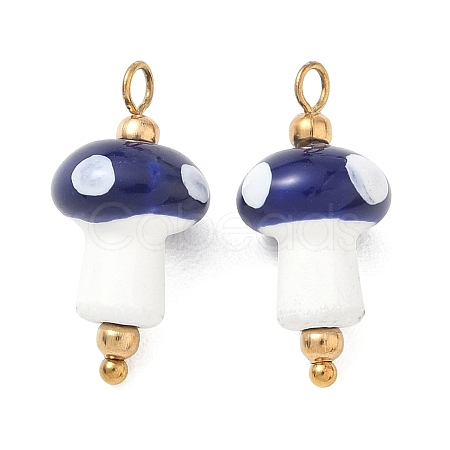 Handmade Porcelain Pendants STAS-Q119-28G-03-1