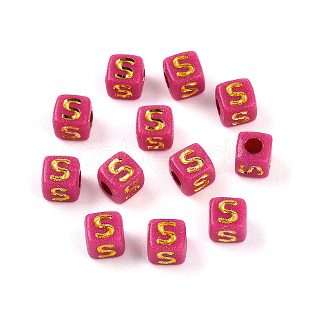 Plating Acrylic Beads OACR-N140-01A-S-1