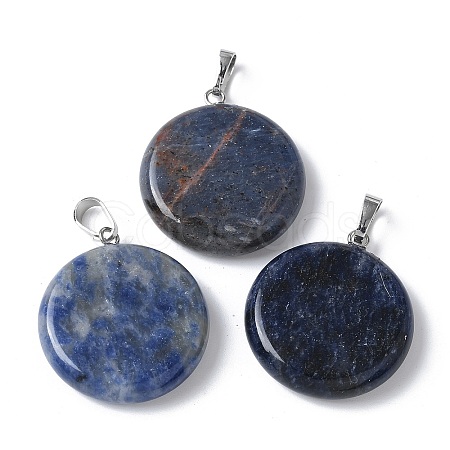 Natural Sodalite Pendants G-A259-04P-04-1