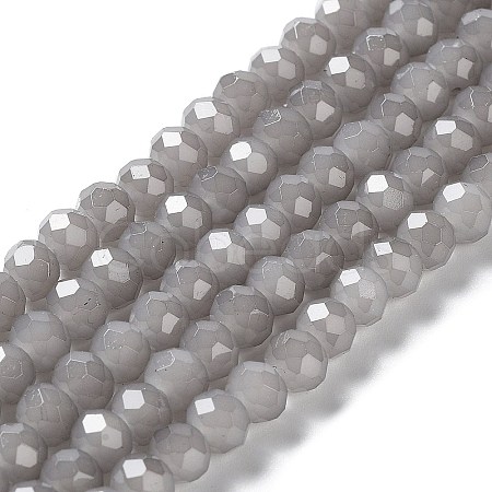 Baking Paint Imitation Jade Glass Bead Strands LS-X-DGLA-A034-J6MM-A43-1