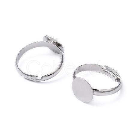 Brass Pad Ring Base Findings EC022-1