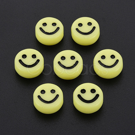 Opaque Acrylic Beads MACR-N008-55-B01-1