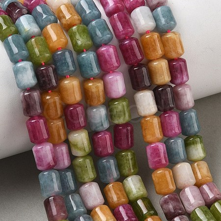 Dyed Natural White Jade Beads Strands GG-CBAADBA-A02-1