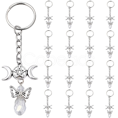 20Pcs Alloy Keychain KEYC-SC0001-15E-1