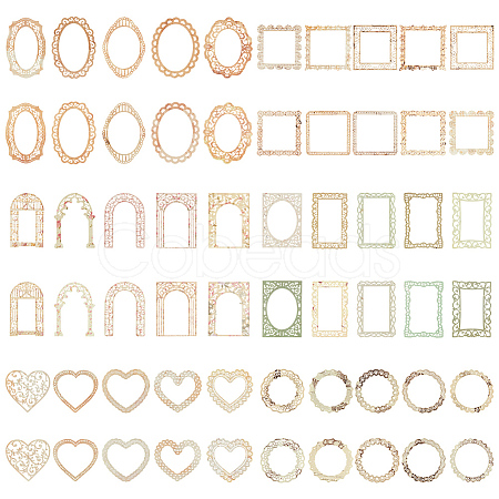 6 Sets 6 Styles Hollow Scrapbook Paper Pads SCRA-GF0001-07-1