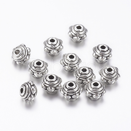 Tibetan Style Alloy Spacer Beads LF1017Y-NF-1