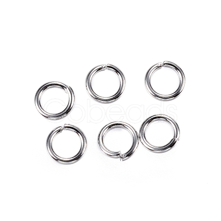 Tarnish Resistant 304 Stainless Steel Open Jump Rings STAS-E147-38P-4mm-1