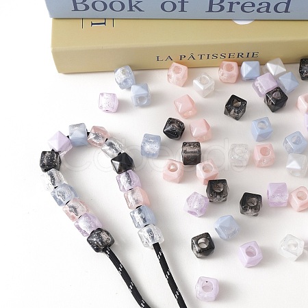 Transparent Acrylic Beads OACR-I015-35-1