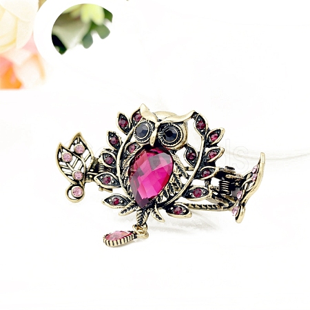 Alloy Rhinestone Claw Hair Clips PW-WG1CC66-02-1