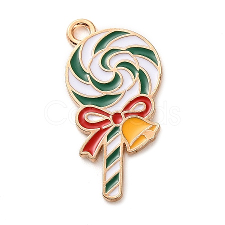 Alloy Enamel Pendants ENAM-B030-02G-10-1
