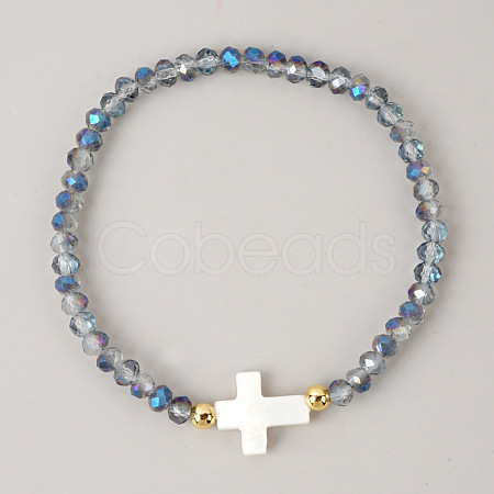 Bohemian Glass Beads Stretch Bracelets KO2121-12-1