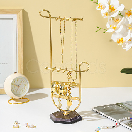 Iron Jewelry Display Stands ODIS-F001-07G-1