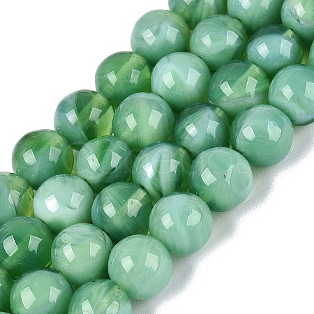 Imitation Lamowork Glass Beads Strands GLAA-Q106-07A-09-1