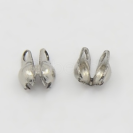 Tarnish Resistant 304 Stainless Steel Bead Tips X1-STAS-Q002-1-1