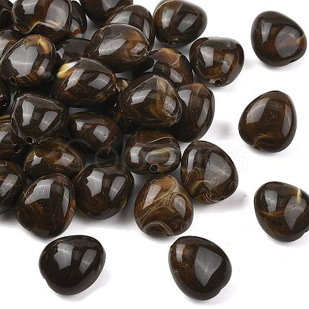 Opaque Acrylic Beads OACR-Z036-01B-04-1