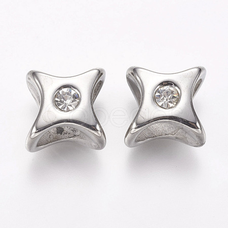 304 Stainless Steel Slide Charms STAS-I082-01P-1