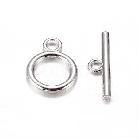 Alloy Toggle Clasps TIBE-E001-P-1