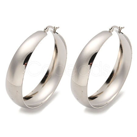 Tarnish Resistant 202 Stainless Steel Hoop Earring EJEW-H003-09P-03-1