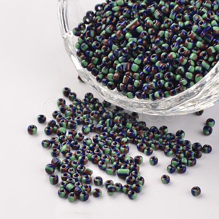 12/0 Opaque Colours Seep Glass Beads SEED-M008-C19-1