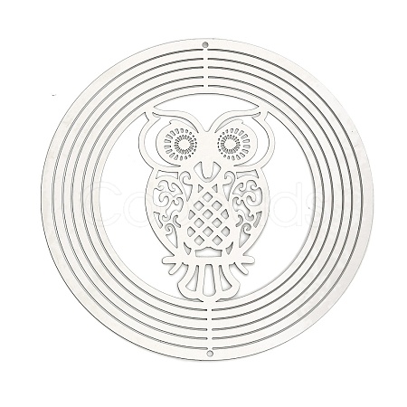 201 Stainless Steel Laser Cut Connector Charms STAS-Z116-01P-04-1