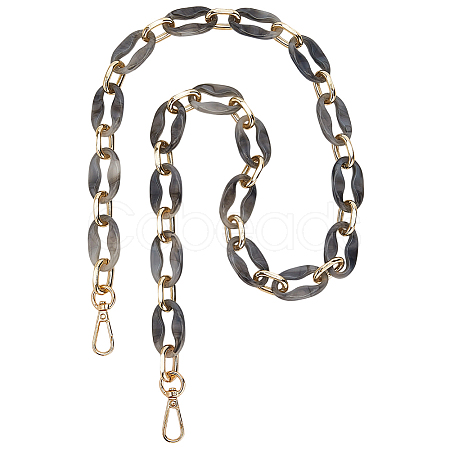 Oval Resin Link Purse Chains FIND-WH20006-62D-1
