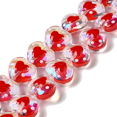 Handmade Glass Beads Strands LAMP-K037-09B-1