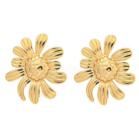 304 Stainless Steel Ear Studs EJEW-P282-02B-G-1