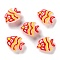 Handmade Lampwork Beads, Fish, Red, 18x22.5x10.5mm, Hole: 1.2mm