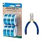 DIY Jewelry Kits, with Aluminum Wire and Iron Side Cutting Pliers, Dodger Blue, 1mm, about 23m/roll, 6rolls/set