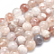 Natural Cherry Blossom Agate Beads Strands, Round, 10mm, Hole: 1mm, about 37pcs/strand, 15 inch(38cm)