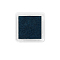 Plastic Craft Finger Ink Pad Stamps, for Kid DIY Paper Art Craft, Scrapbooking, Square, Midnight Blue, 30x30mm