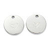 Non-Tarnish 304 Stainless Steel Charms STAS-P280-08P-1