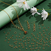 200Pcs 4 Styles Brass Split Rings FIND-UN0016-24-2