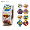 Self-Adhesive Kraft Paper Gift Tag Stickers DIY-G013-A23-3