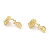 Alloy Clip-on Earring Findings FIND-L015-005G-2